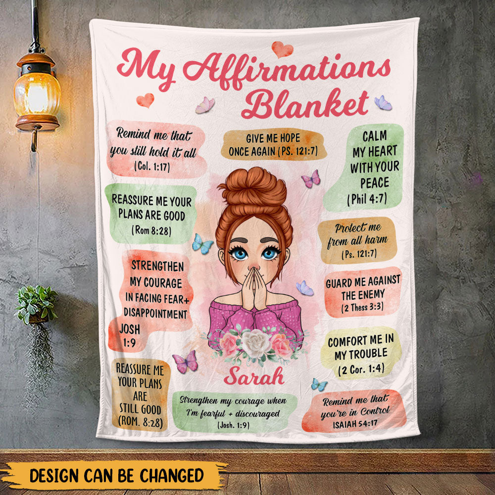 Please Lord Blanket - My Affirmations - Gift For Daughter, Granddaughter
