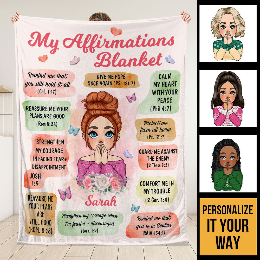 Please Lord Blanket - My Affirmations - Gift For Daughter, Granddaughter