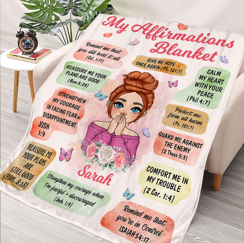 Please Lord Blanket - My Affirmations - Gift For Daughter, Granddaughter