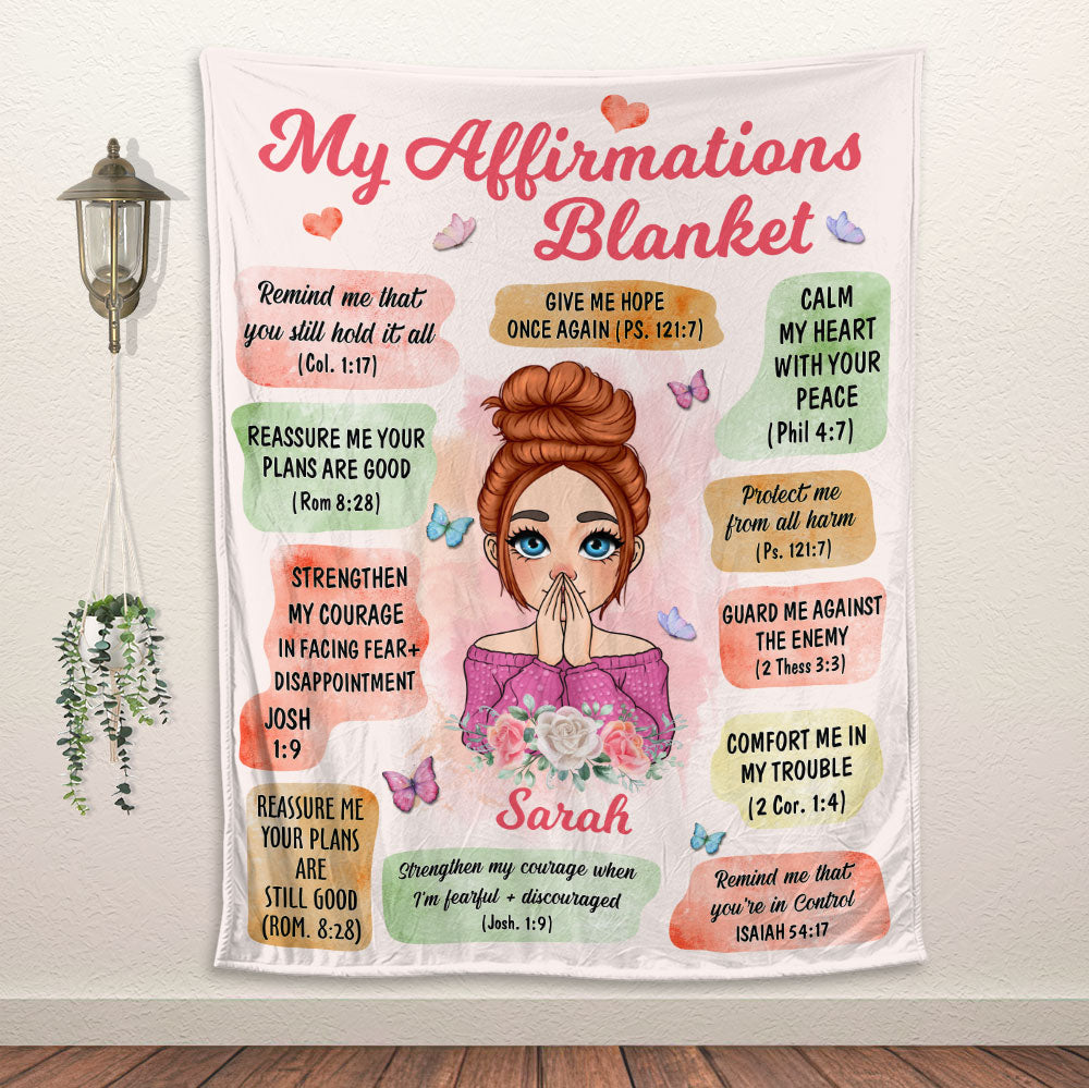 Please Lord Blanket - My Affirmations - Gift For Daughter, Granddaughter