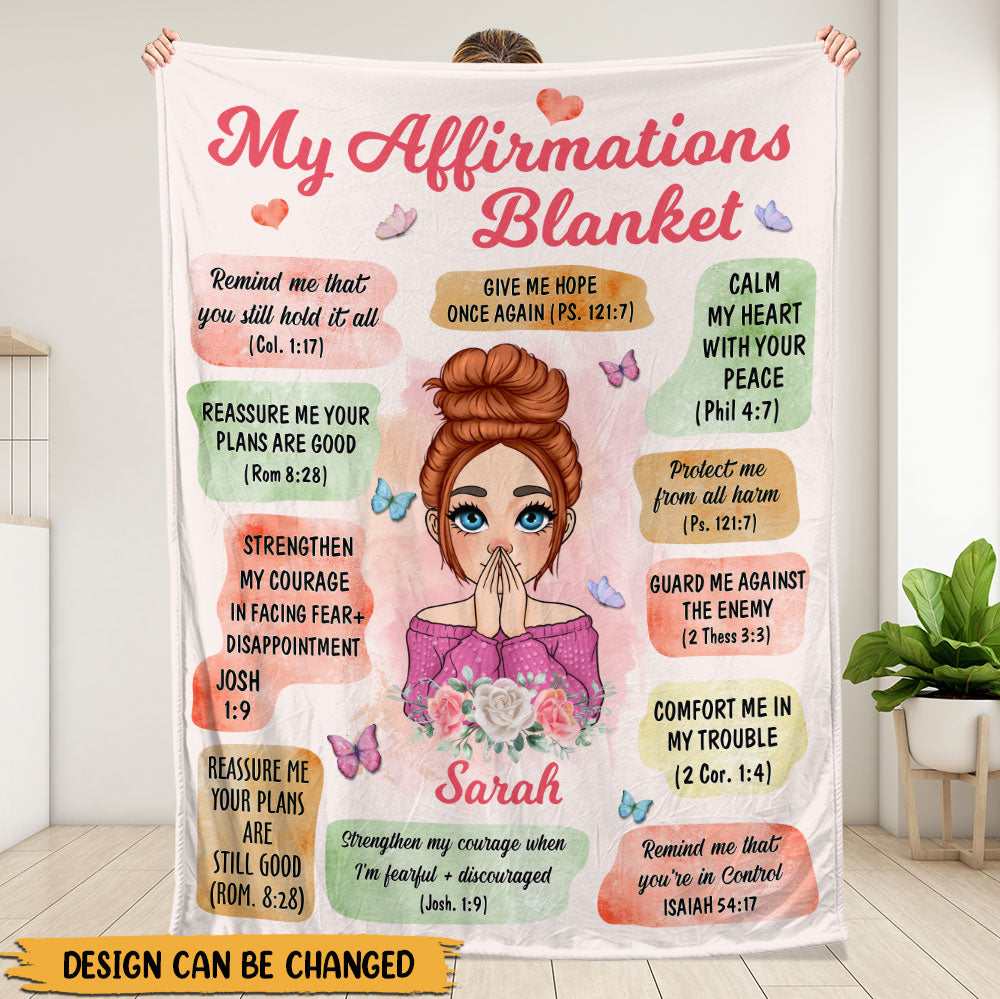 Please Lord Blanket - My Affirmations - Gift For Daughter, Granddaughter