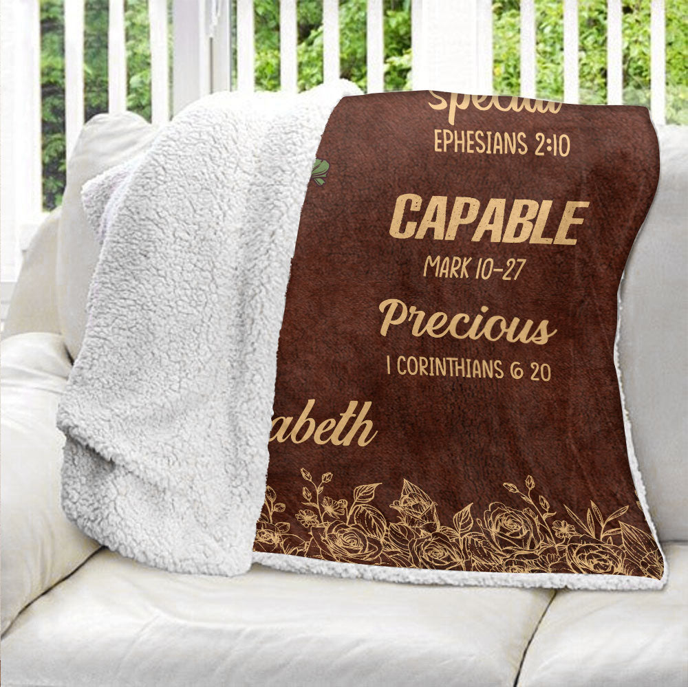 God Says Blanket - Personalized Blanket