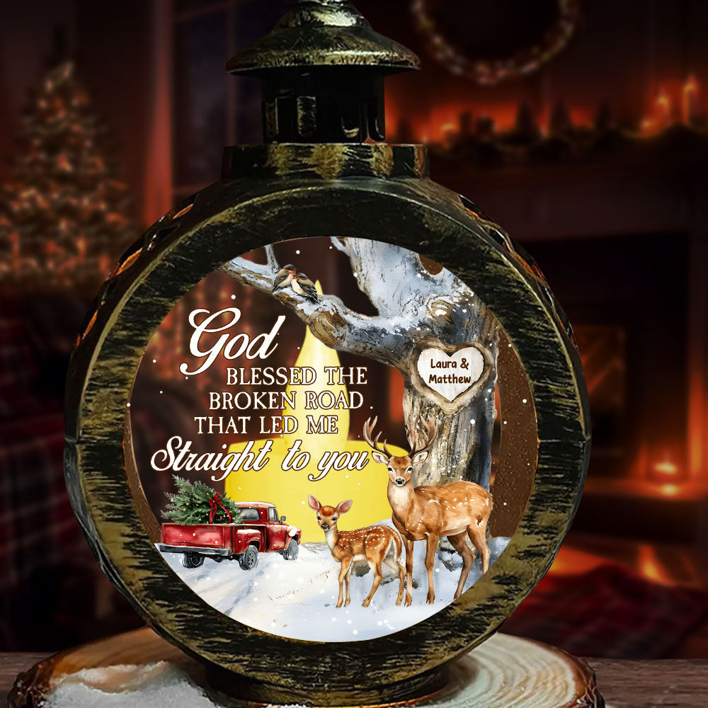 God Blessed - Personalized Candlelight Lantern Ornament