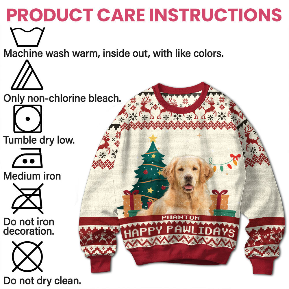 Happy Christmas - Personalzied Ugly Sweater