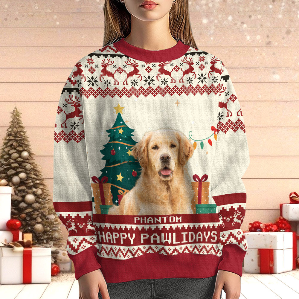 Happy Christmas - Personalzied Ugly Sweater