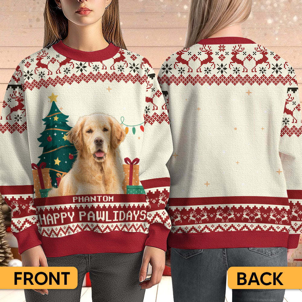 Happy Christmas - Personalzied Ugly Sweater