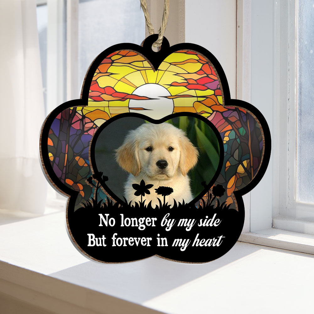 Forever In My Heart - Personalized Memorial Suncatcher Ornament