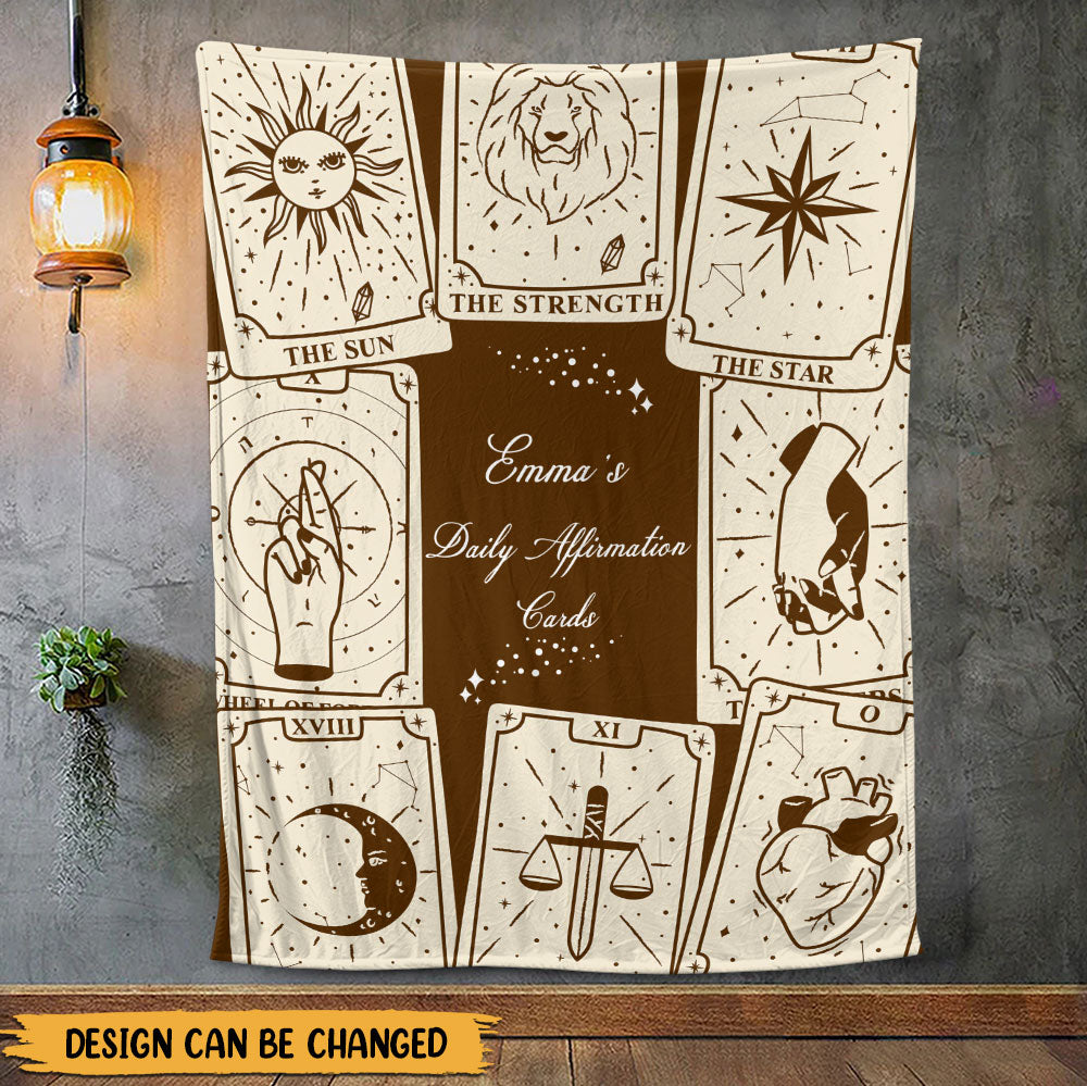 My Affimation Cards Blanket - Gift For Daughter, Granddaughter