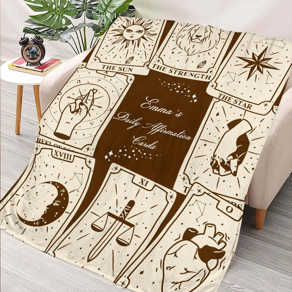 My Affimation Cards Blanket - Gift For Daughter, Granddaughter