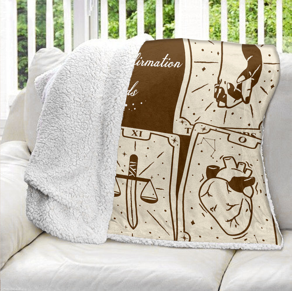 My Affimation Cards Blanket - Gift For Daughter, Granddaughter