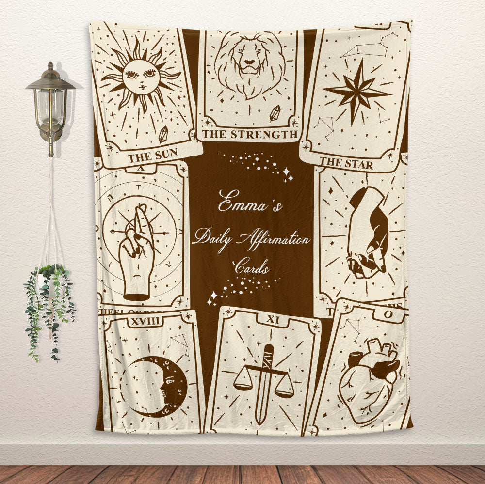 My Affimation Cards Blanket - Gift For Daughter, Granddaughter