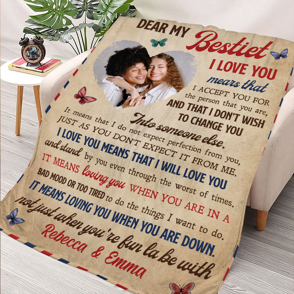 To My Bestie Blanket - Gift For Bestfriend, Besties