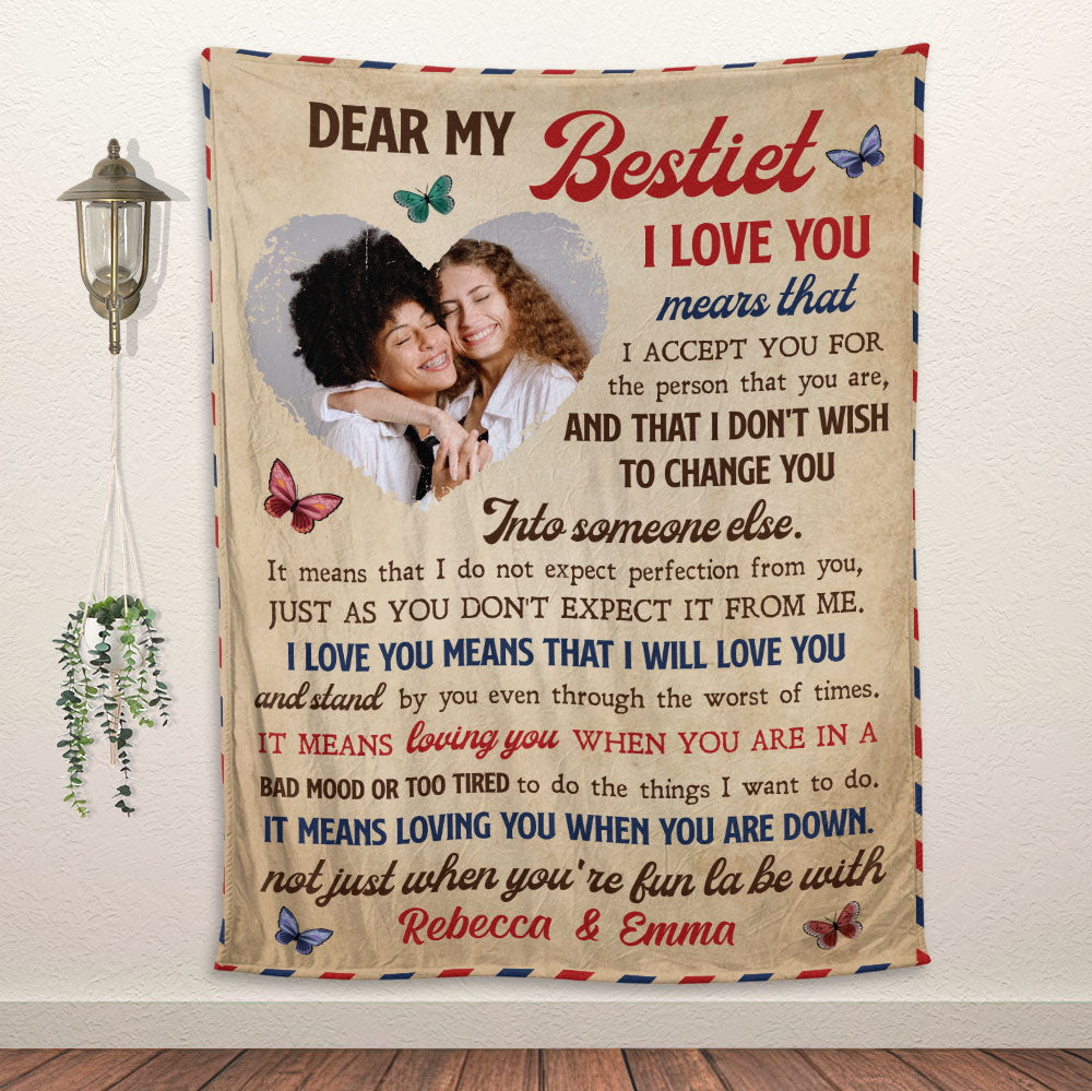 To My Bestie Blanket - Gift For Bestfriend, Besties