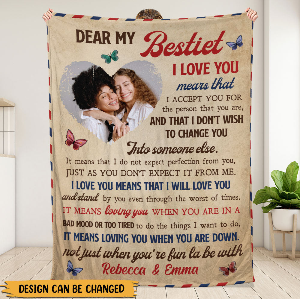 To My Bestie Blanket - Gift For Bestfriend, Besties