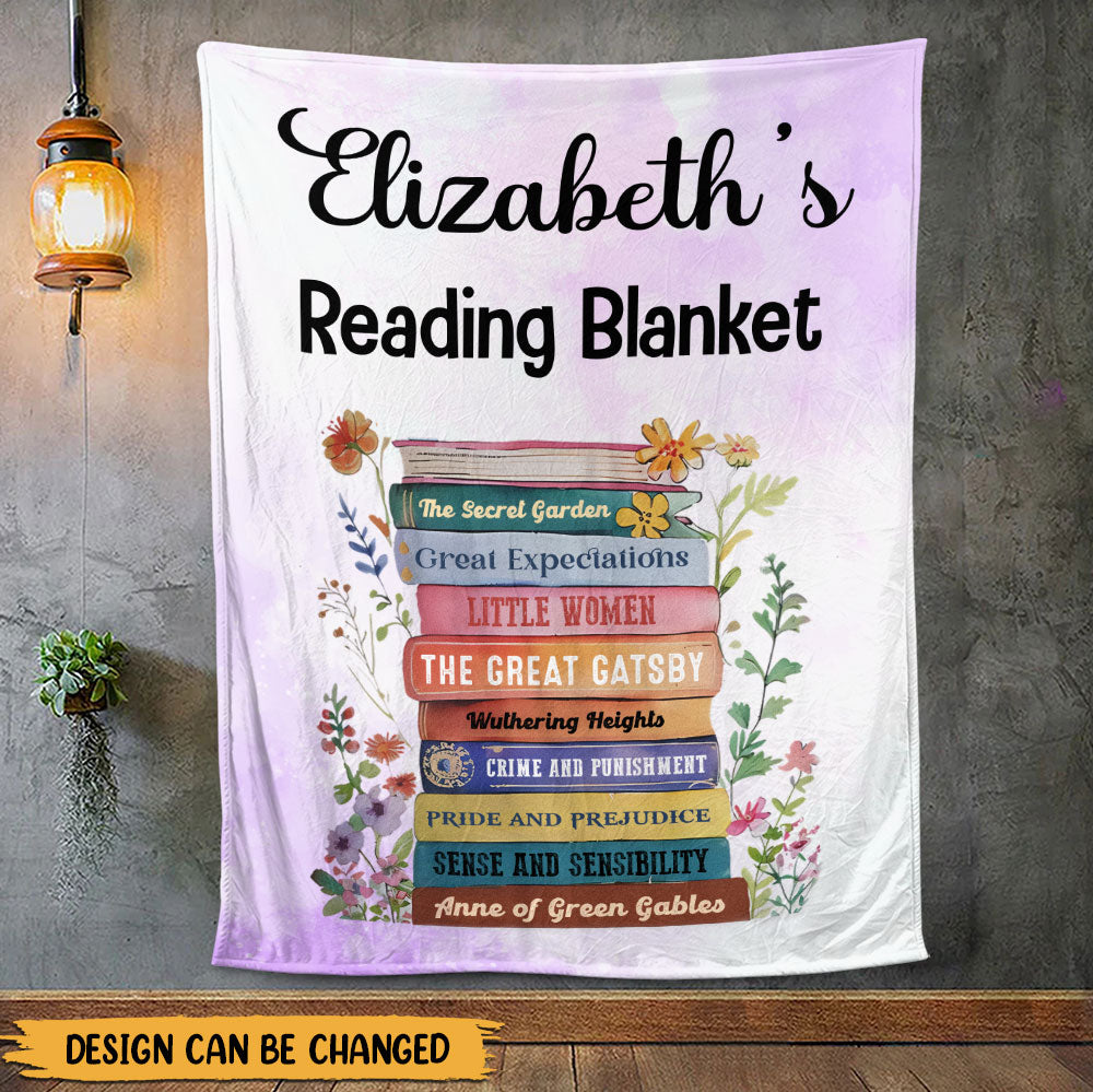 Reading Blanket - Personalized Blanket