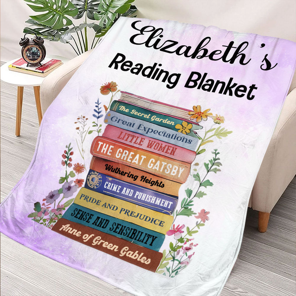 Reading Blanket - Personalized Blanket