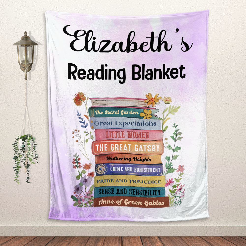 Reading Blanket - Personalized Blanket