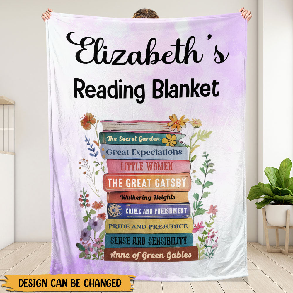 Reading Blanket - Personalized Blanket