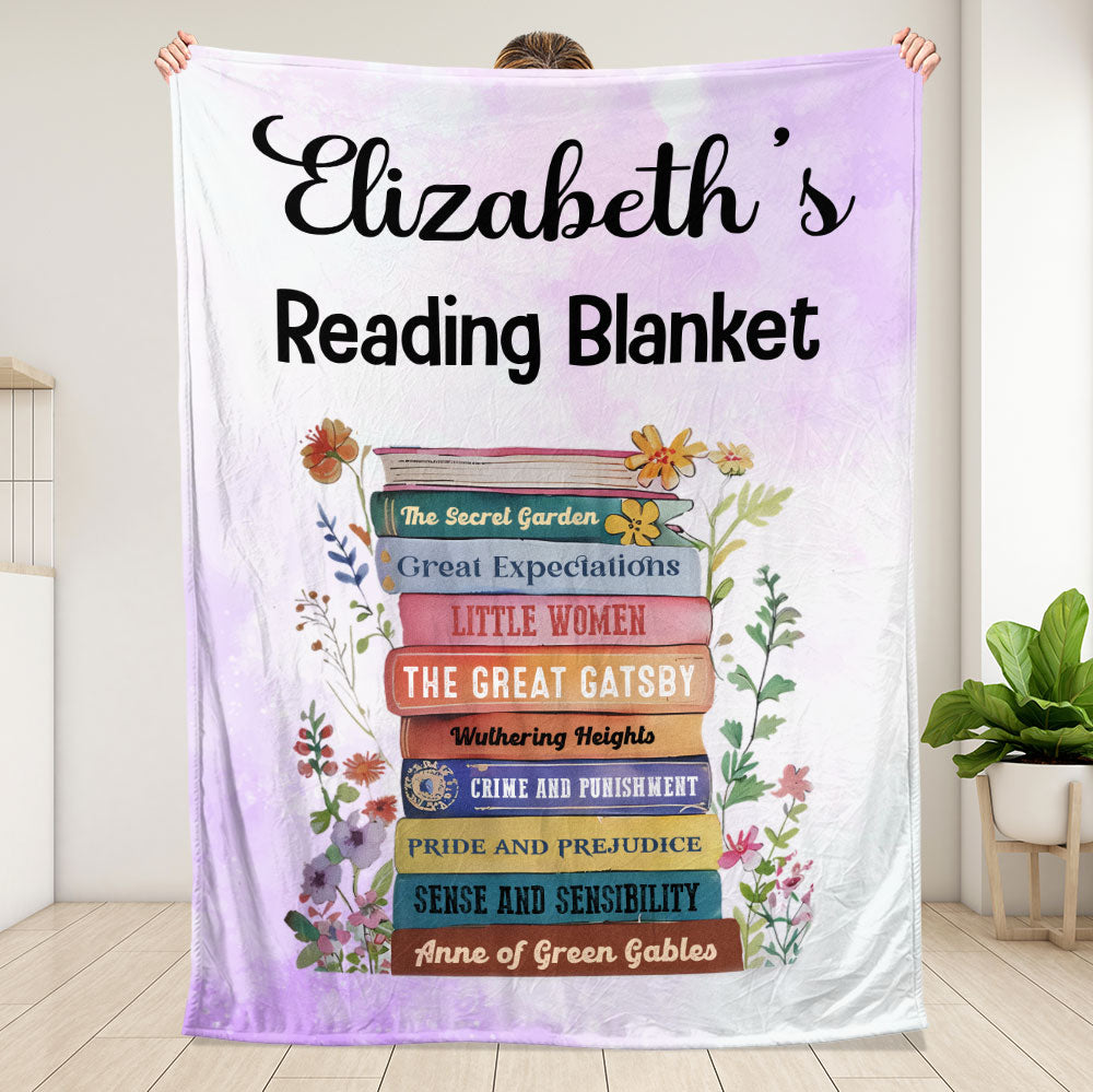 Reading Blanket - Personalized Blanket