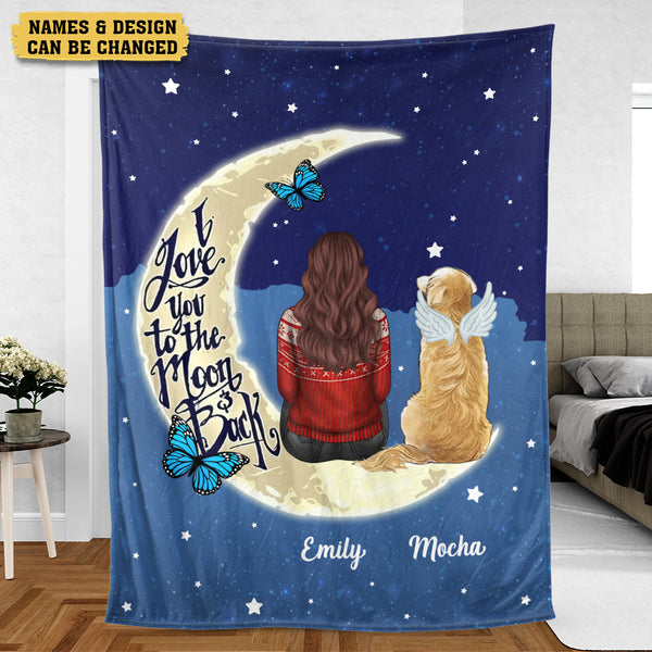 I love you to the moon and best sale back blanket