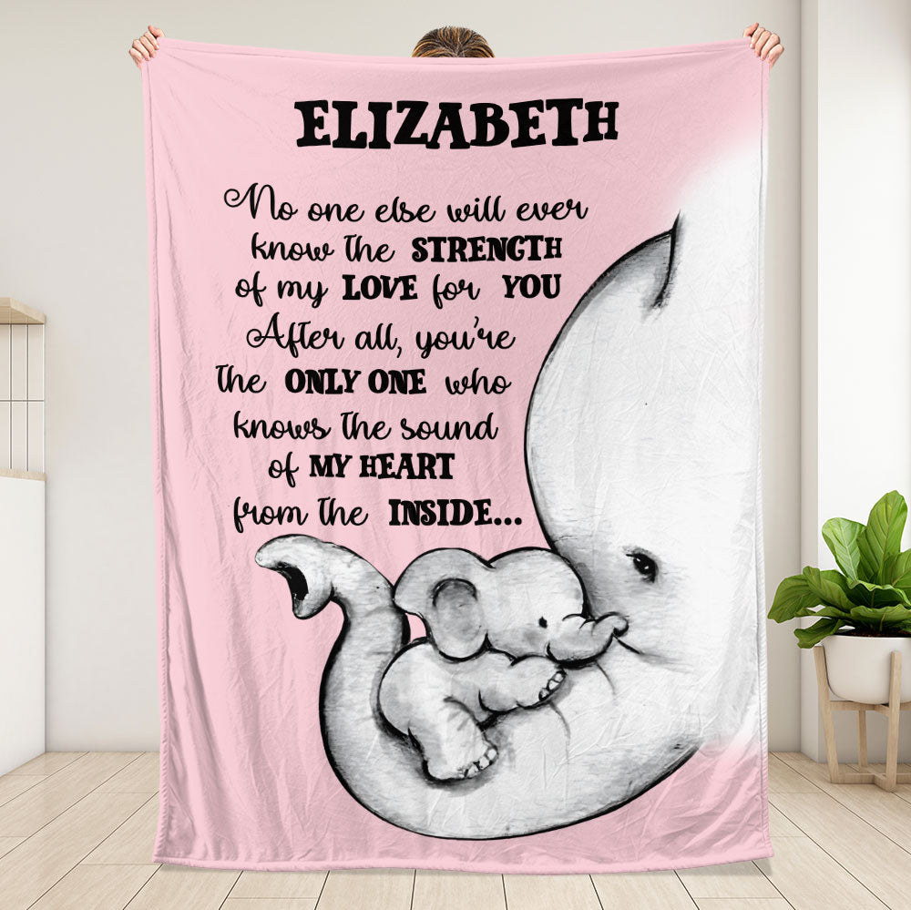 To My Daughter/ Son Blanket - Personalized Blanket