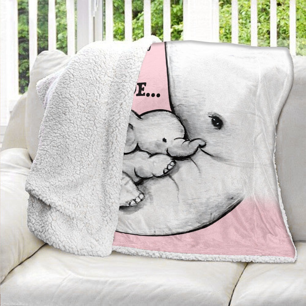 To My Daughter/ Son Blanket - Personalized Blanket