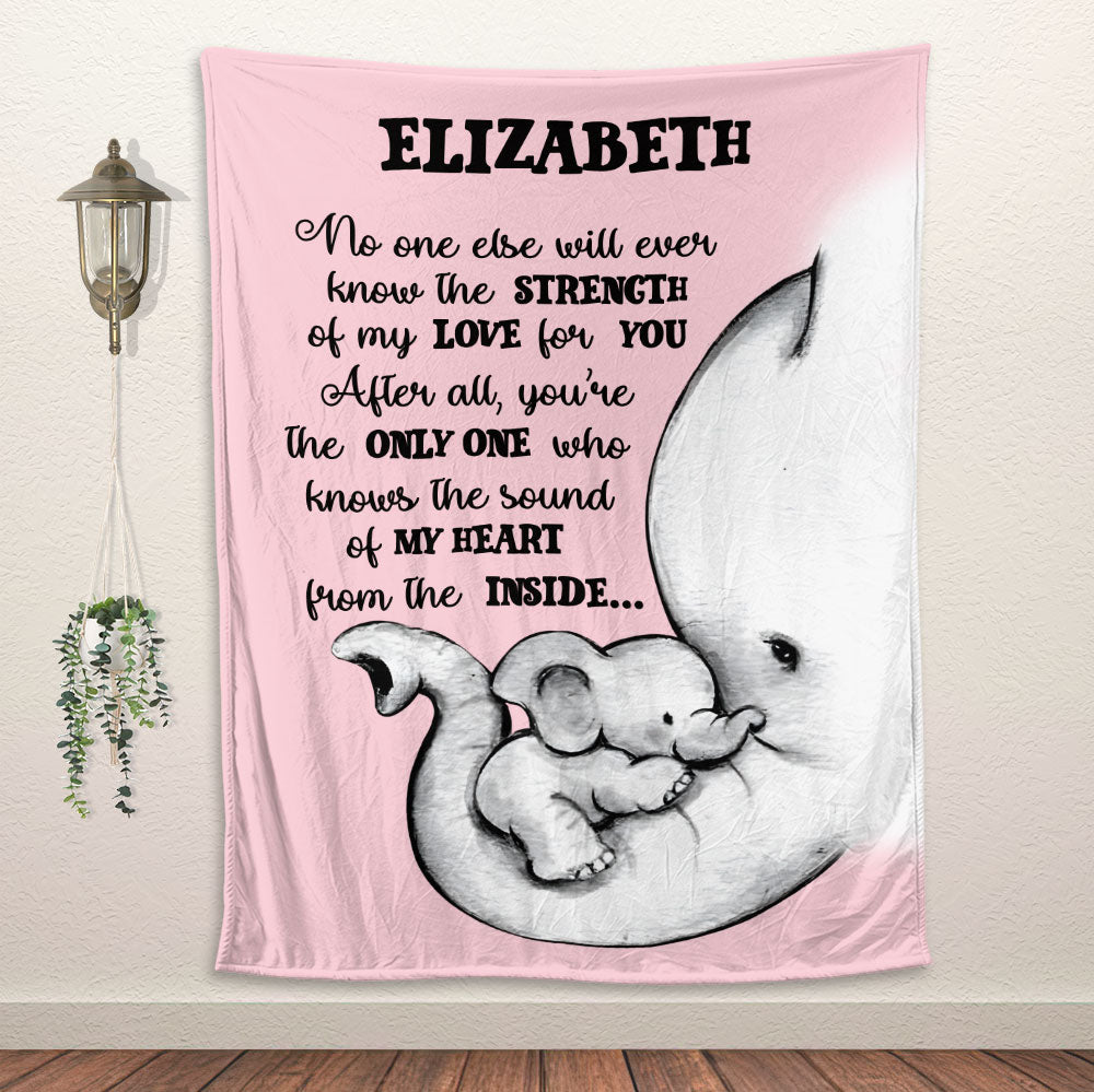 To My Daughter/ Son Blanket - Personalized Blanket