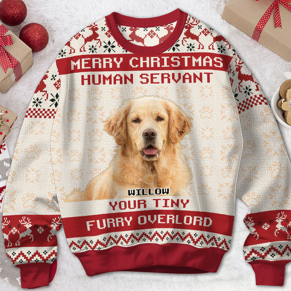 Custom Photo Merry Christmas - Personalized Ugly Sweater