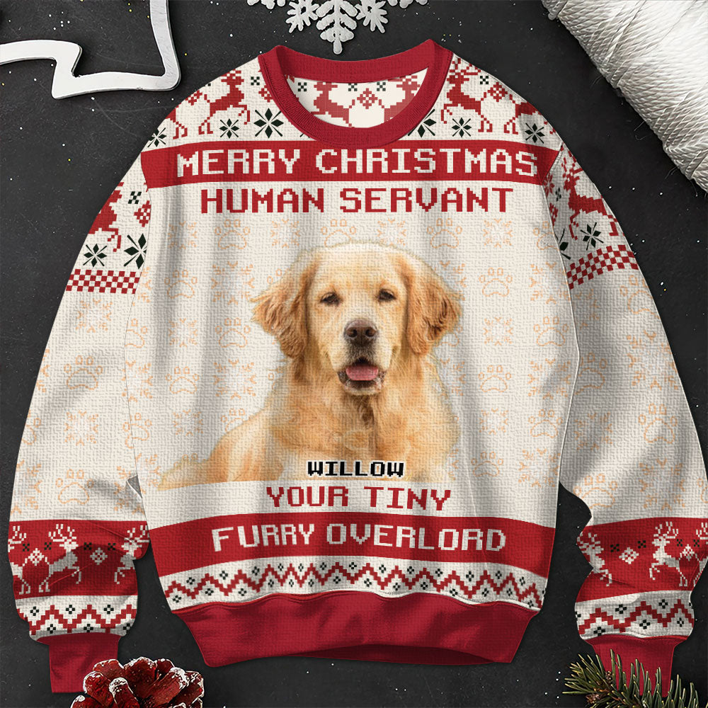 Custom Photo Merry Christmas - Personalized Ugly Sweater