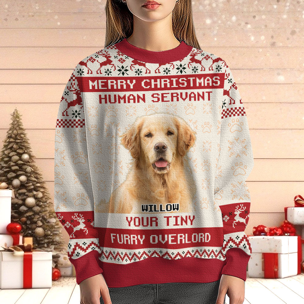 Custom Photo Merry Christmas - Personalized Ugly Sweater
