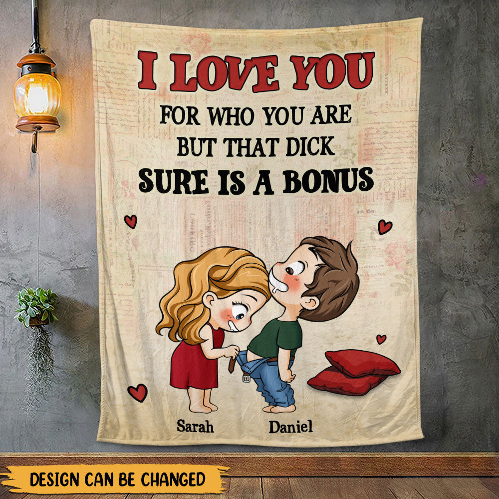 I Love You For Who You Are Blanket - Personalized Blanket