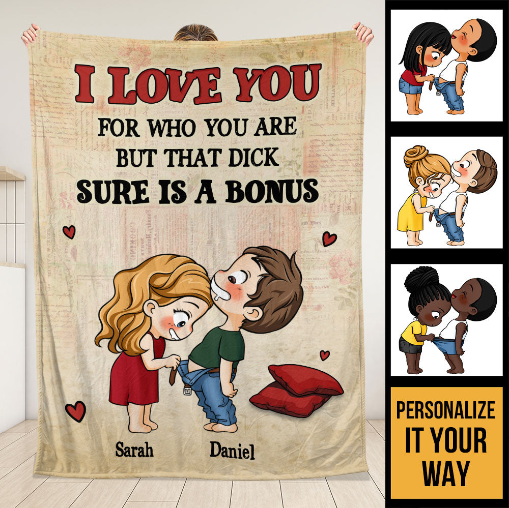 I Love You For Who You Are Blanket - Personalized Blanket
