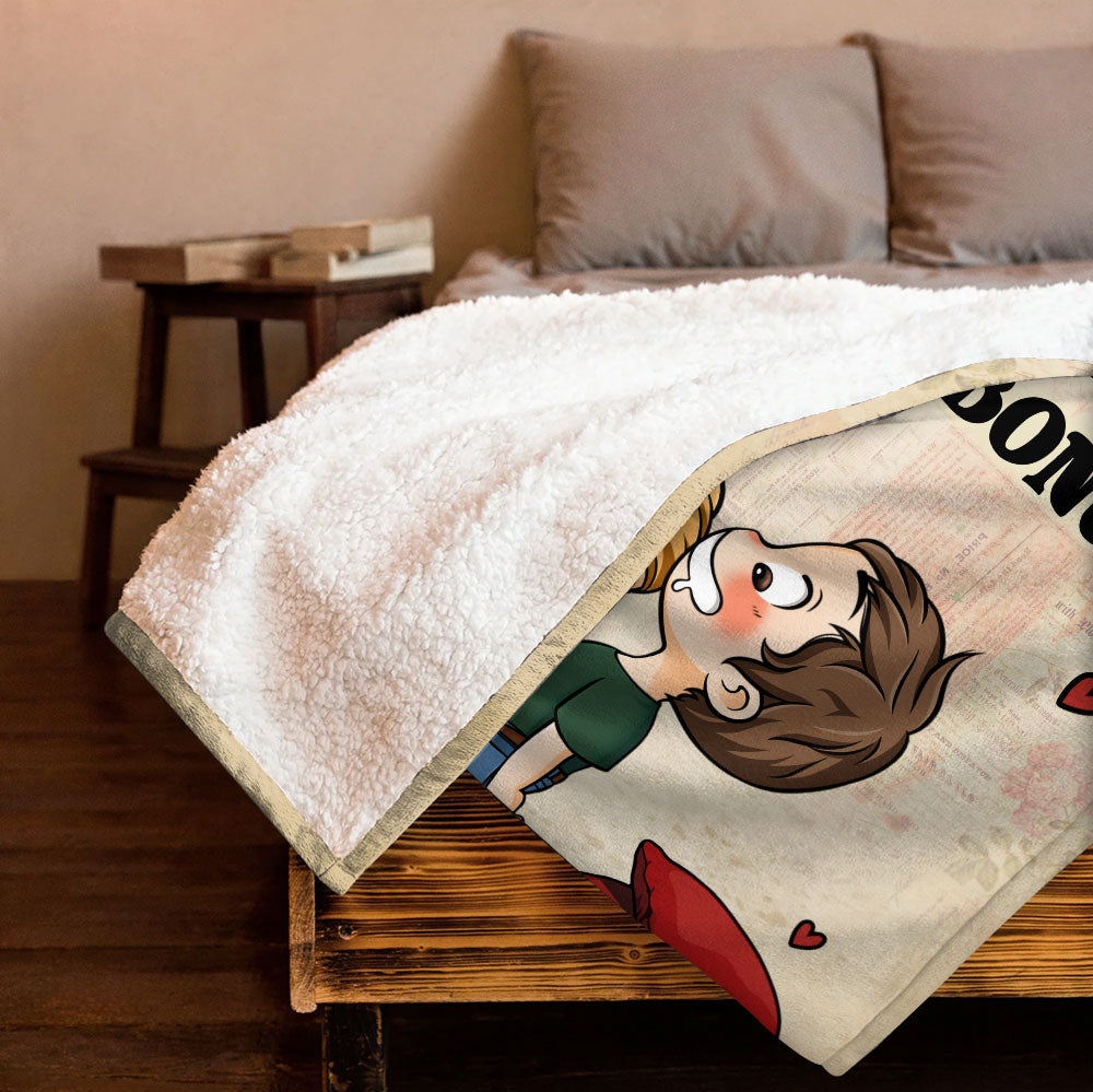 I Love You For Who You Are Blanket - Personalized Blanket