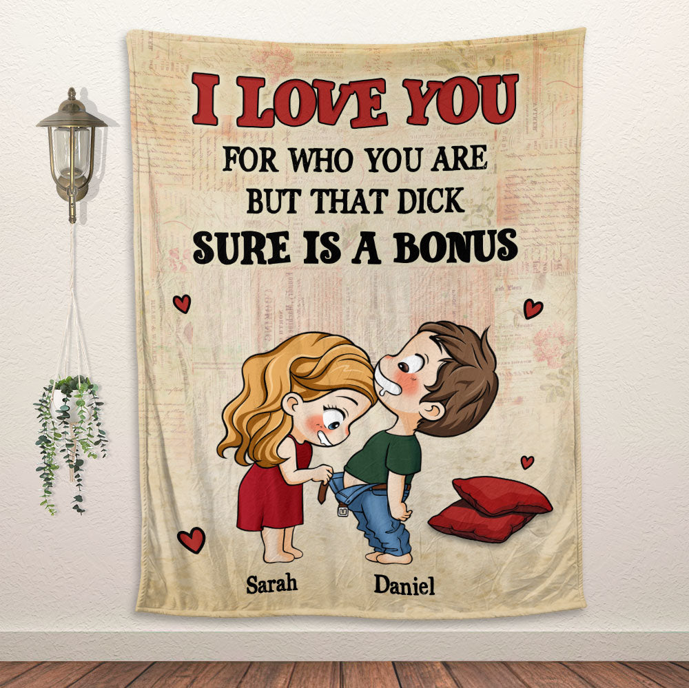 I Love You For Who You Are Blanket - Personalized Blanket