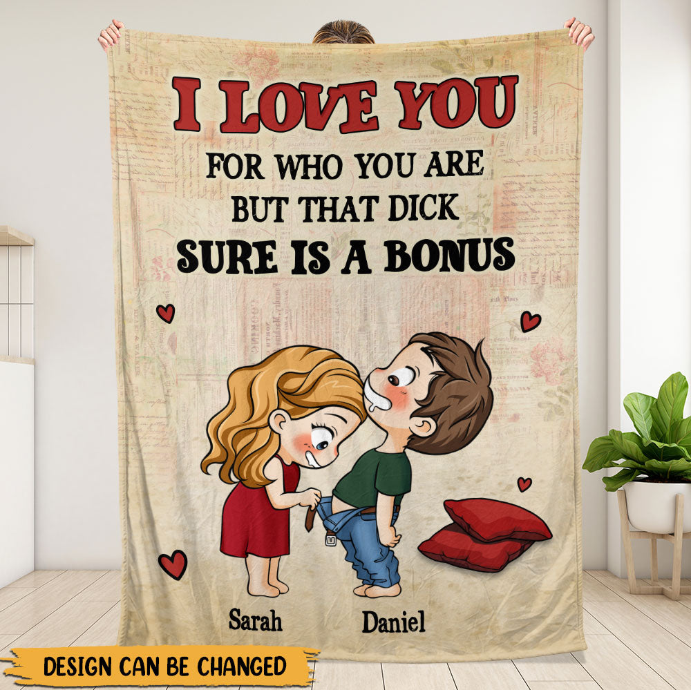 I Love You For Who You Are Blanket - Personalized Blanket