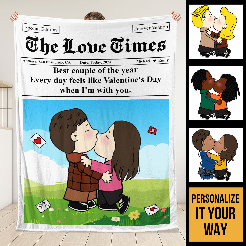 The Love Time Blanket - Personalized Blanket