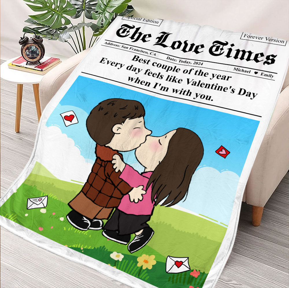 The Love Time Blanket - Personalized Blanket
