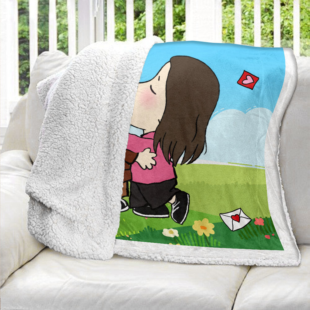The Love Time Blanket - Personalized Blanket