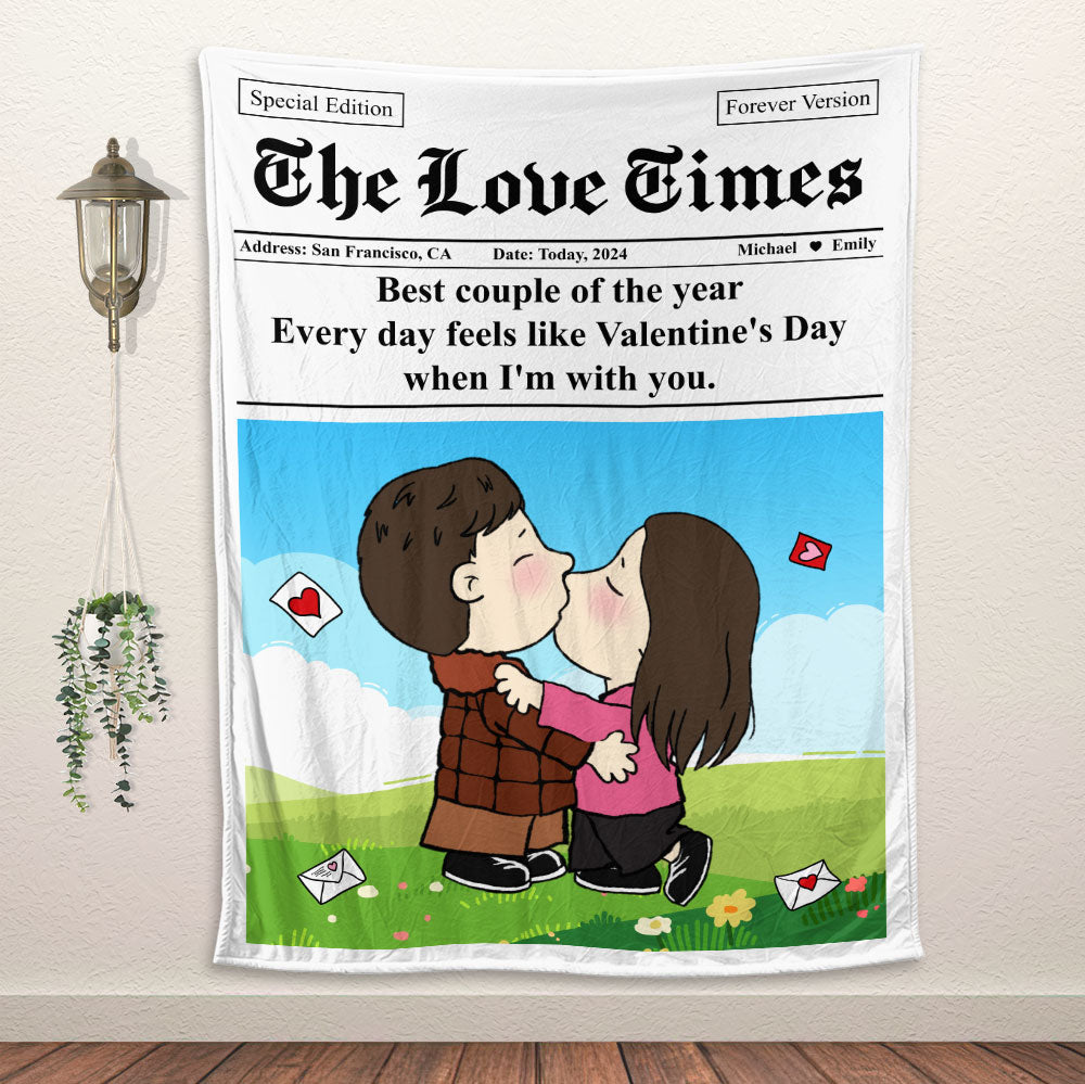 The Love Time Blanket - Personalized Blanket