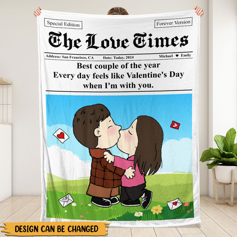 The Love Time Blanket - Personalized Blanket