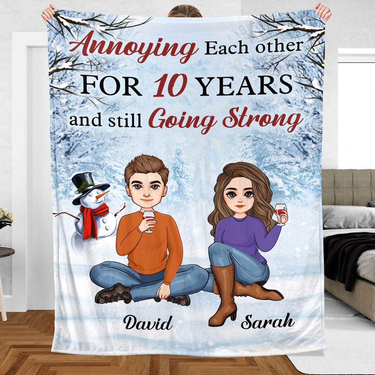Still Going Strong - Personalized Blanket - Meaningful Gift For Valentine, For Couple - Giftago