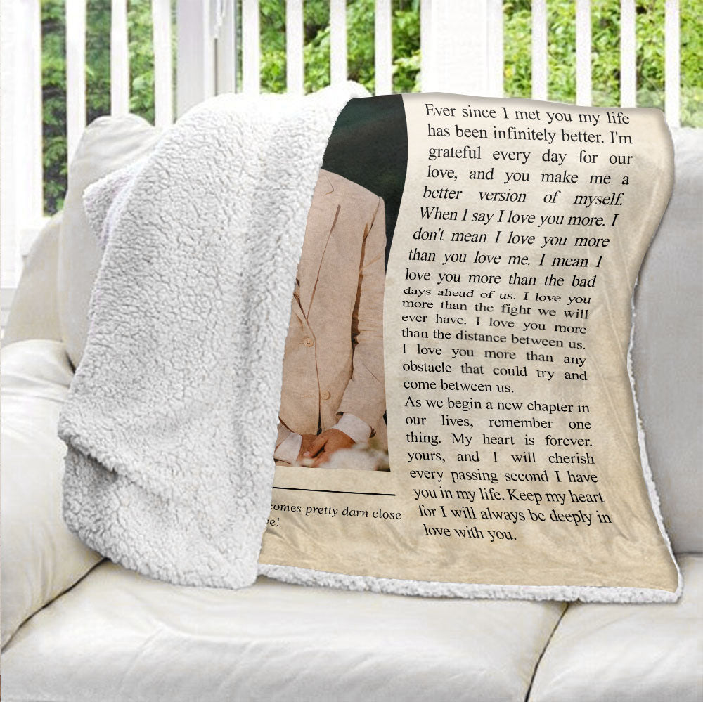 The Anniversary Blanket - Personalized Blanket