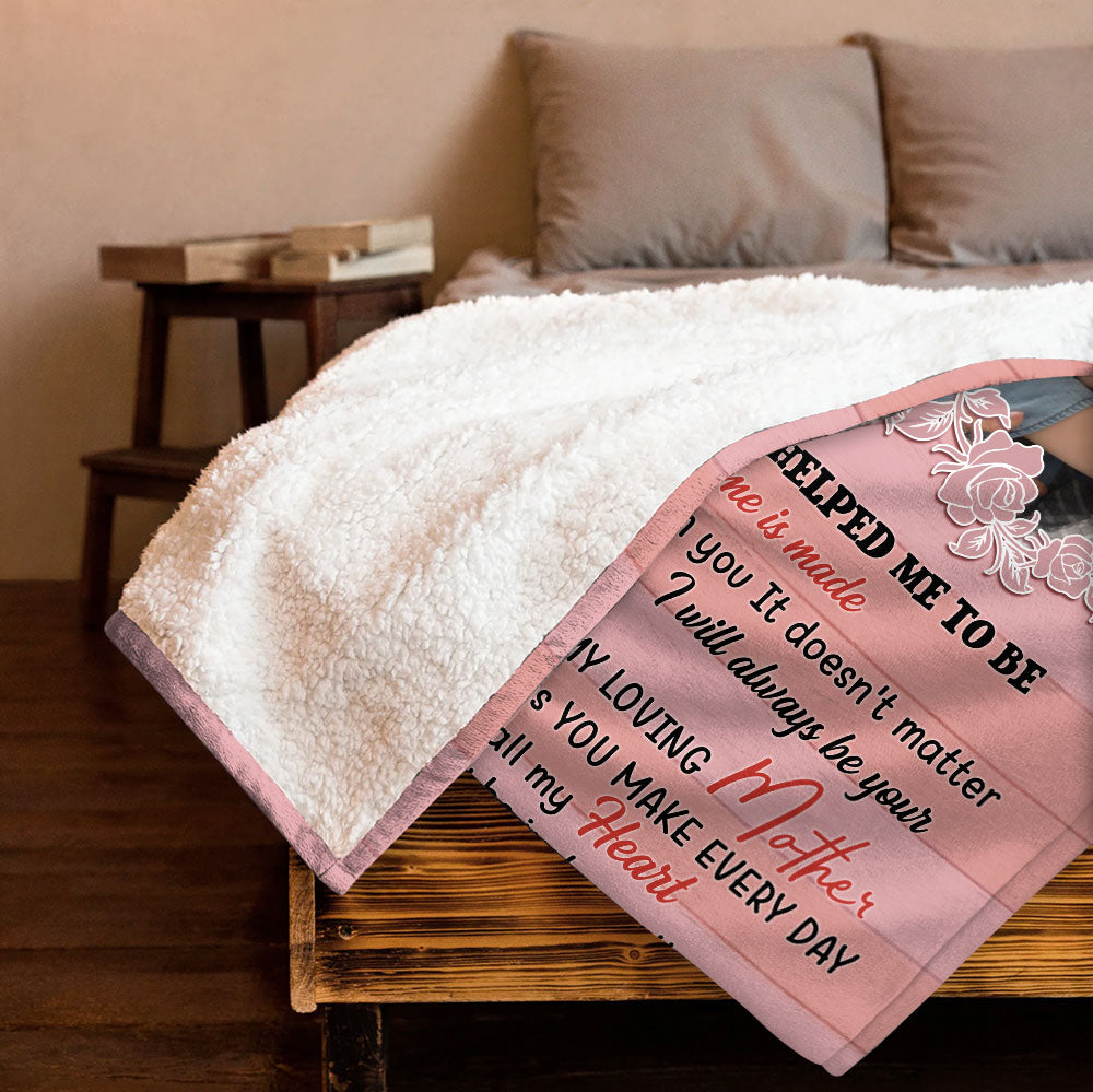 To My Mom, Gift For Mom Blanket - Personalized Blanket