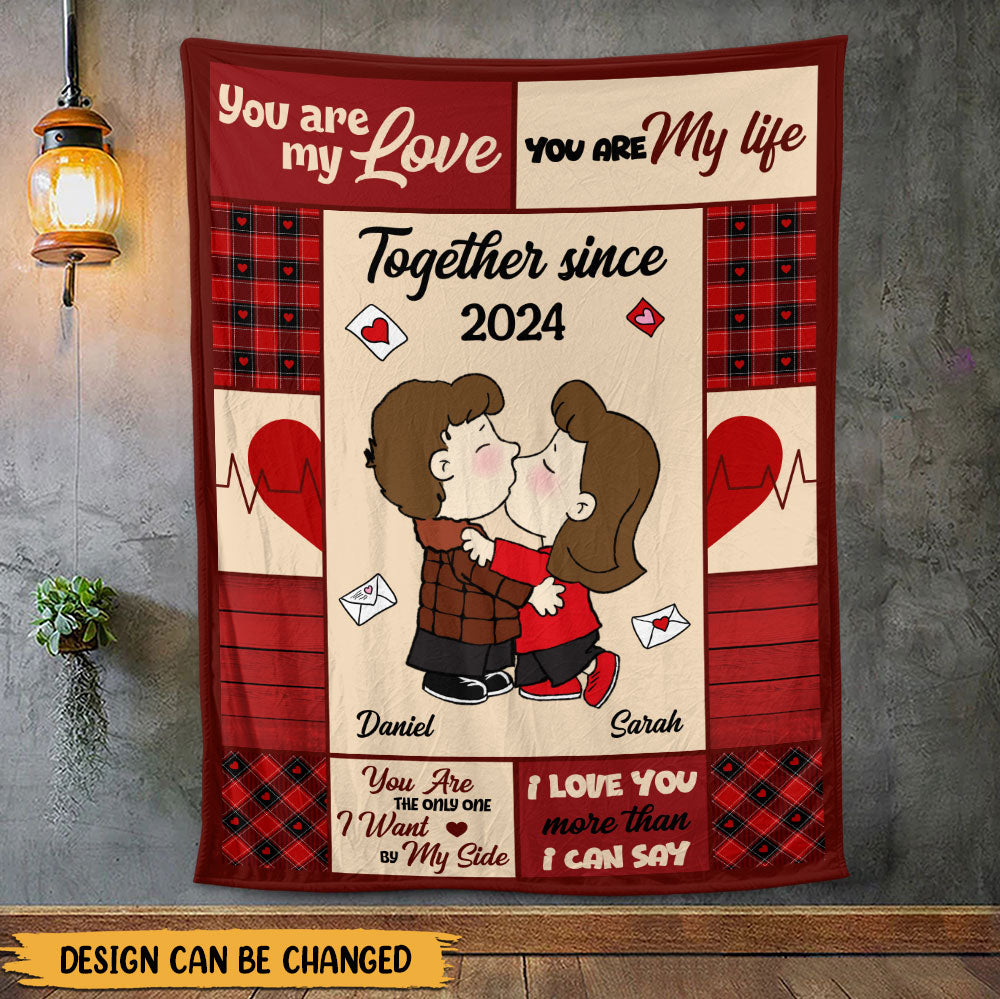 Together Since Blanket - Personalized Blanket