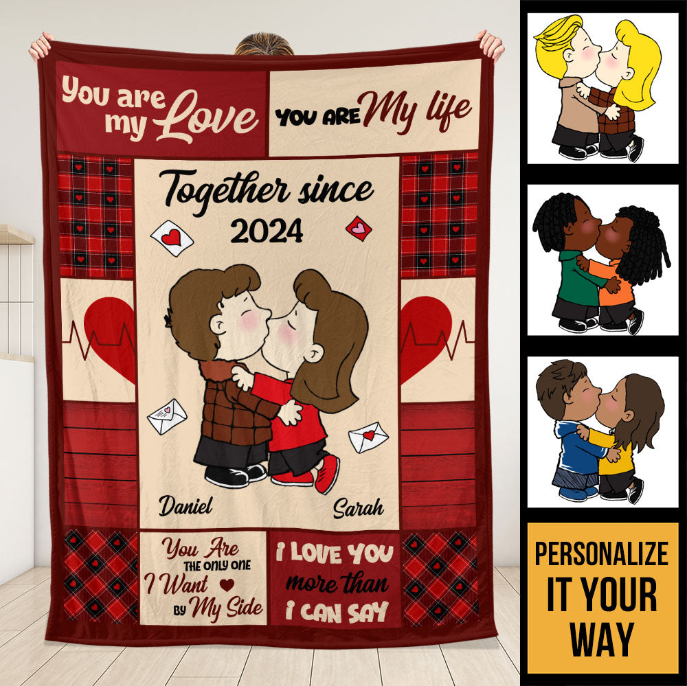 Together Since Blanket - Personalized Blanket