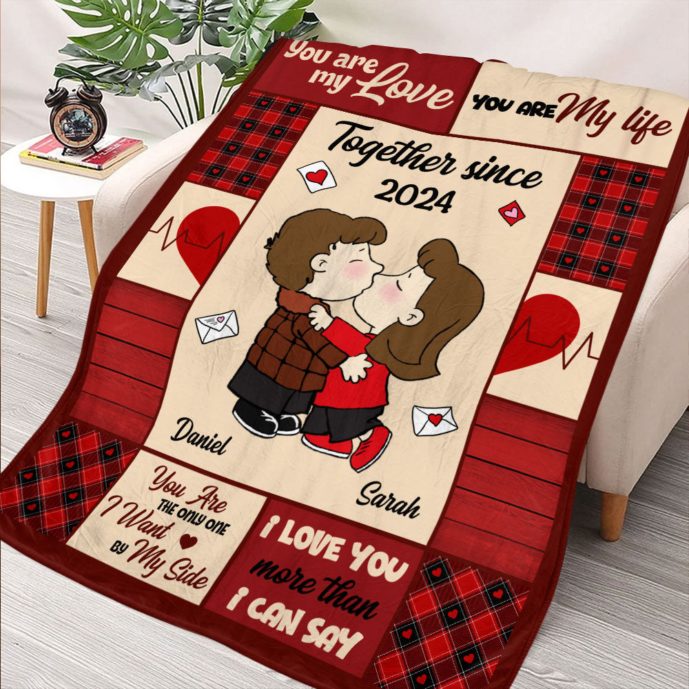 Together Since Blanket - Personalized Blanket