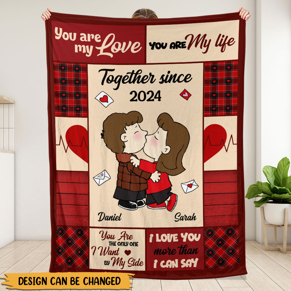 Together Since Blanket - Personalized Blanket