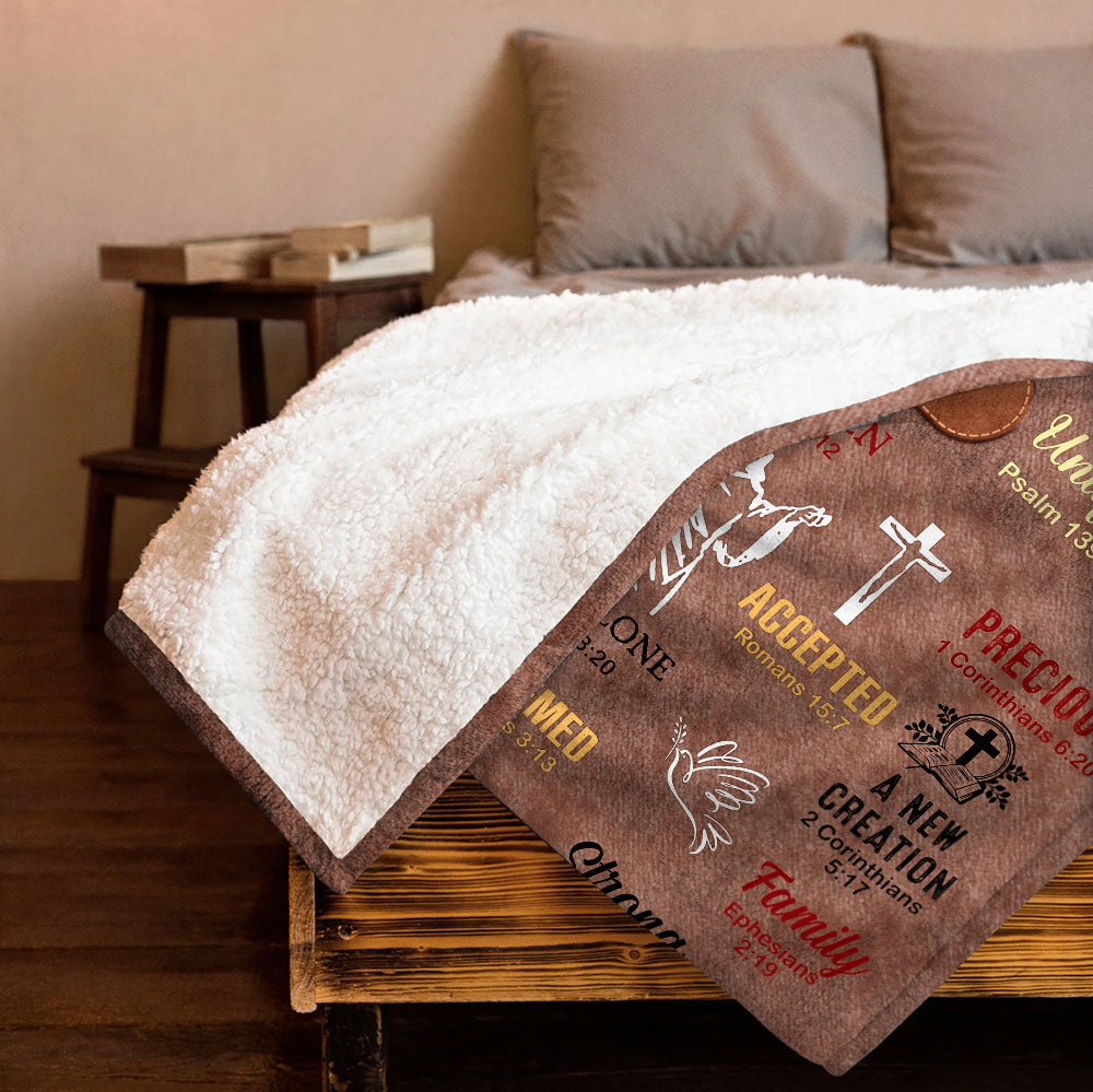 God Says Blanket - Personalized Blanket
