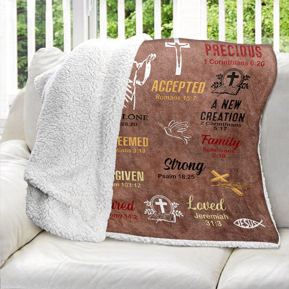 God Says Blanket - Personalized Blanket