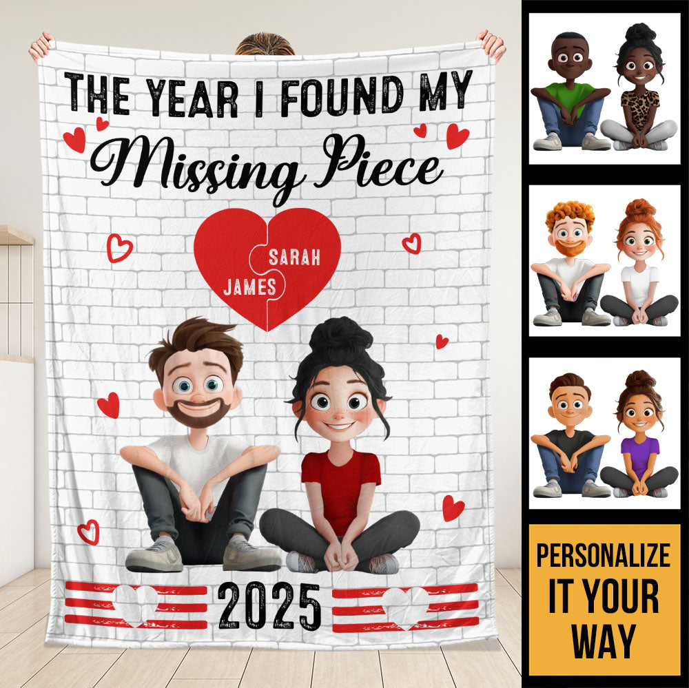 Missing Piece Blanket - Personalized Blanket